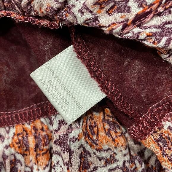 Misa Los Angeles Floral Off Shoulder Mid Length Dress RARE Find - Picture 8 of 8